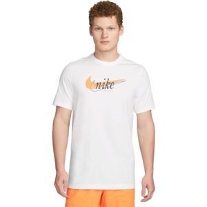 Nike NK DF TEE HERITAGE Pánské tričko, bílá, velikost XL
