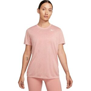 Nike NK DF TEE RLGD LBR Dámské tréninkové tričko, růžová, velikost M