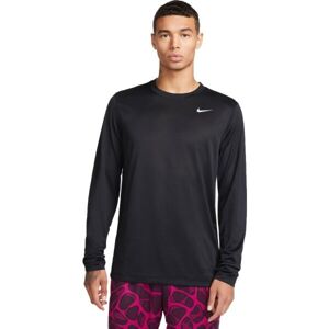 Nike DF TEE RLGD LS RESET Pánské tréninkové tričko, černá, velikost XXL