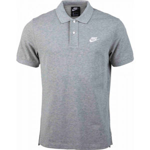 Nike SPORTSWEAR Pánské polo tričko, šedá, veľkosť S