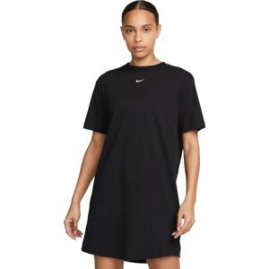 Nike NSW ESSNTL SS DRESS TSHRT Dámské šaty, černá, velikost M