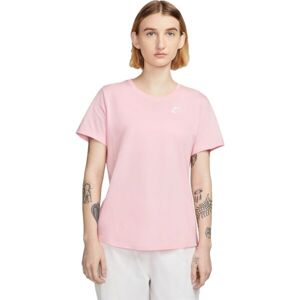 Nike NSW TEE CLUB Dámské tričko, růžová, velikost M