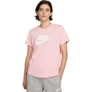 Nike NSW TEE ESSNTL ICN FTRA Dámské tričko, lososová, velikost XS
