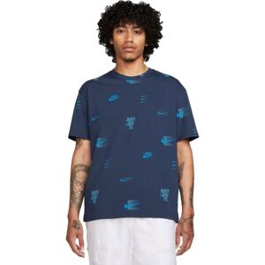 Nike SPORTSWEAR Pánské tričko, tmavě modrá, velikost S