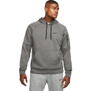 Nike THERMA-FIT Pánská mikina, šedá, velikost XL