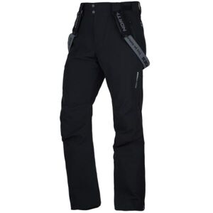 Northfinder VERNON Pánské lyžařské kalhoty se šlemi, černá, velikost