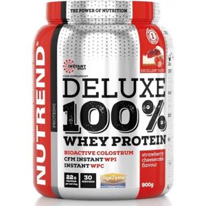 Nutrend DELUXE 100% WHEY 900G JAHODOVÝ CHEESECAKE  NS - Protein