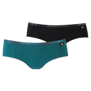 O'Neill HIPSTER 2-PACK Dámské spodní kalhotky, Černá,Tmavě zelená, velikost XL