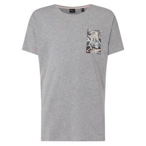 O'Neill LM FLOWER T-SHIRT šedá XL - Pánské triko