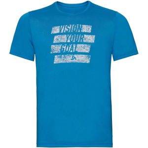 Odlo MEN'S T-SHIRT S/S MILLENNIUM ELEMENT modrá L - Pánské tričko
