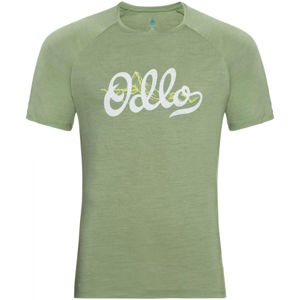 Odlo MEN'S T-SHIRT S/S CREW NECK CONCORD zelená M - Pánské tričko