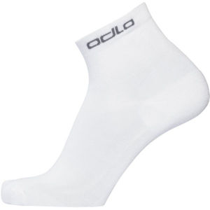 Odlo SOCKS ACTIVE QUARTER 2 PACK Unisex ponožky, bílá, velikost 45