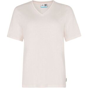 O'Neill ESSENTIALS V-NECK T-SHIRT Dámské tričko, růžová, velikost L