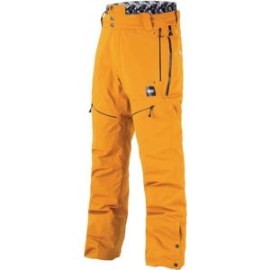 Picture NAIKOON žlutá XL - Pánské zimní kalhoty
