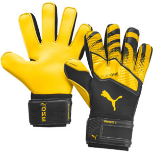 Puma ONE PROTECT 2 RC Pánské fotbalové rukavice, žlutá, velikost 8