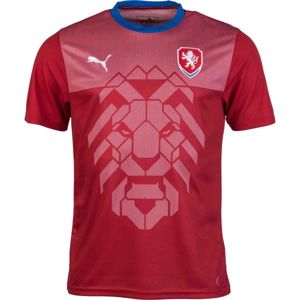 Puma CZECH REPUBLIC B2B červená L - Pánské triko