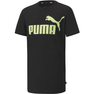 Puma ESS LOGO TEE B černá 164 - Chlapecké triko