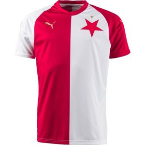 Puma SK SLAVIA HOME PRO bílá M - Originální fotbalový dres