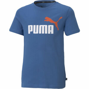 Puma ESSENTIALS+2 COL LOGO TEE Dětské triko, zelená, veľkosť 164