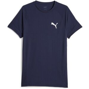 Puma EVOSTRIPE TEE Pánské tričko, modrá, velikost XS
