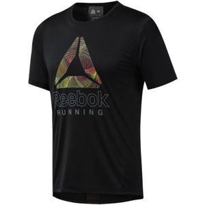 Reebok RE GRAPHIC TEE černá XL - Pánské triko