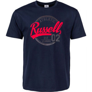 Russell Athletic S/S CREWNECK TEE SHIRT modrá M - Pánské tričko