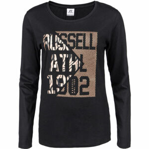 Russell Athletic L/S CREWNECK TEE SHIRT Dámské tričko, černá, veľkosť M