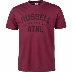 Russell Athletic PRINTED S/S TEE Pánské tričko, Zelená, velikost XL