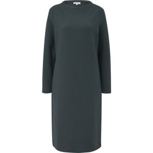 s.Oliver RL LONG SLEEVE DRESS NOOS Midi šaty, tmavě zelená, velikost 42