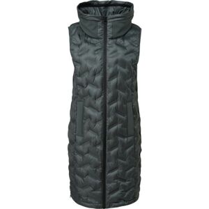 s.Oliver RL OUTDOOR WAISTCOAT Prošívaná vesta s kapucí, černá, veľkosť 34