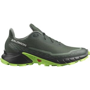 Salomon ALPHACROSS 5 Pánská trailová obuv, tmavě zelená, velikost 42