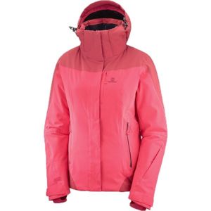 Salomon ICEROCKET JKT W Dámská lyžařská bunda, růžová, velikost S