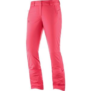 Salomon STORMSEASON Pánské lyžařské kalhoty, červená, veľkosť XL