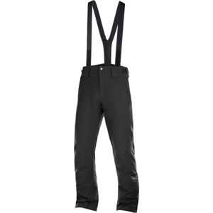 Salomon STORMSEASON Pánské lyžařské kalhoty, černá, velikost S