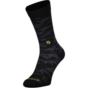Scott TRAIL CAMO CREW Ponožky, bílá, veľkosť 39-41
