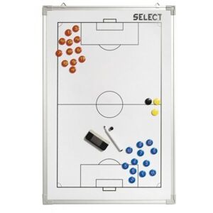 Select TACTICS BOARD FOOTBALL Taktická tabule, bílá, velikost
