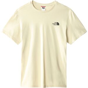 The North Face M S/S SIMPLE DOME TEE Pánské tričko s krátkým rukávem, bílá, velikost XL