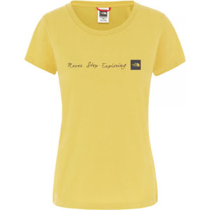 The North Face NSE TEE žlutá M - Dámské tričko