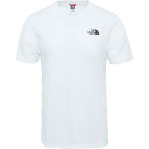 The North Face S/S SIMPLE DOME TE M Pánské tričko, bílá, velikost XL