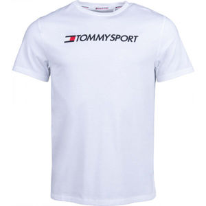 Tommy Hilfiger CHEST LOGO TOP tmavě modrá M - Pánské tričko