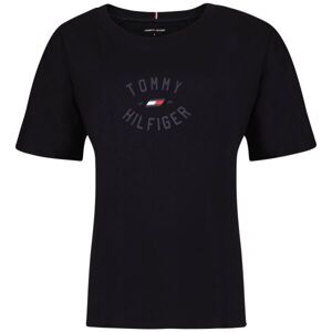 Tommy Hilfiger RELAXED TH GRAPHIC TEE Dámské tričko, tmavě modrá, velikost