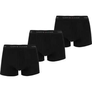 Tommy Hilfiger SIGNATURE CTN ESS-3P WB TRUNK Pánské boxerky, černá, veľkosť XL