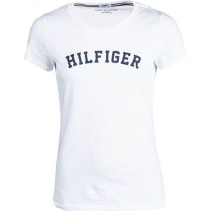 Tommy Hilfiger SS TEE PRINT bílá XS - Dámské tričko