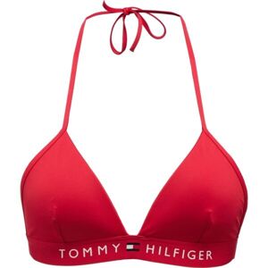 Tommy Hilfiger TH ORIGINAL-TRIANGLE FIXED FOAM Dámský vrchní díl plavek, červená, velikost XS