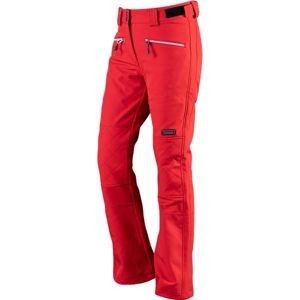 TRIMM VASANA Dámské softshellové lyžařské kalhoty, Červená, velikost XL