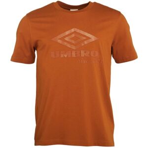Umbro LARGE LOGO TEE Pánské triko, oranžová, velikost XL