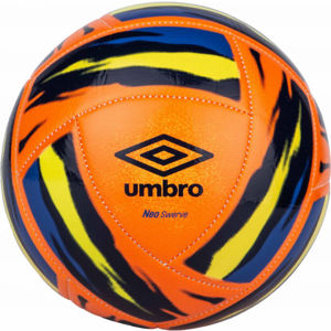 Umbro NEO SWERVE Fotbalový míč, Oranžová,Černá,Mix, velikost 3