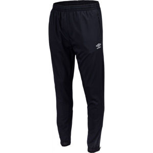Umbro TRAINING WOVEN PANT Pánské sportovní kalhoty, Černá,Bílá, velikost M