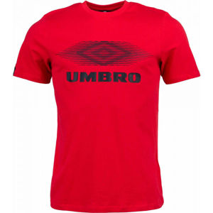 Umbro FW MOIRE GRAPHIC TEE červená XL - Pánské triko