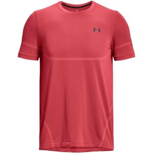 Under Armour RUSH LEGACY Pánské tréninkové tričko s krátkým rukávem, červená, veľkosť XL